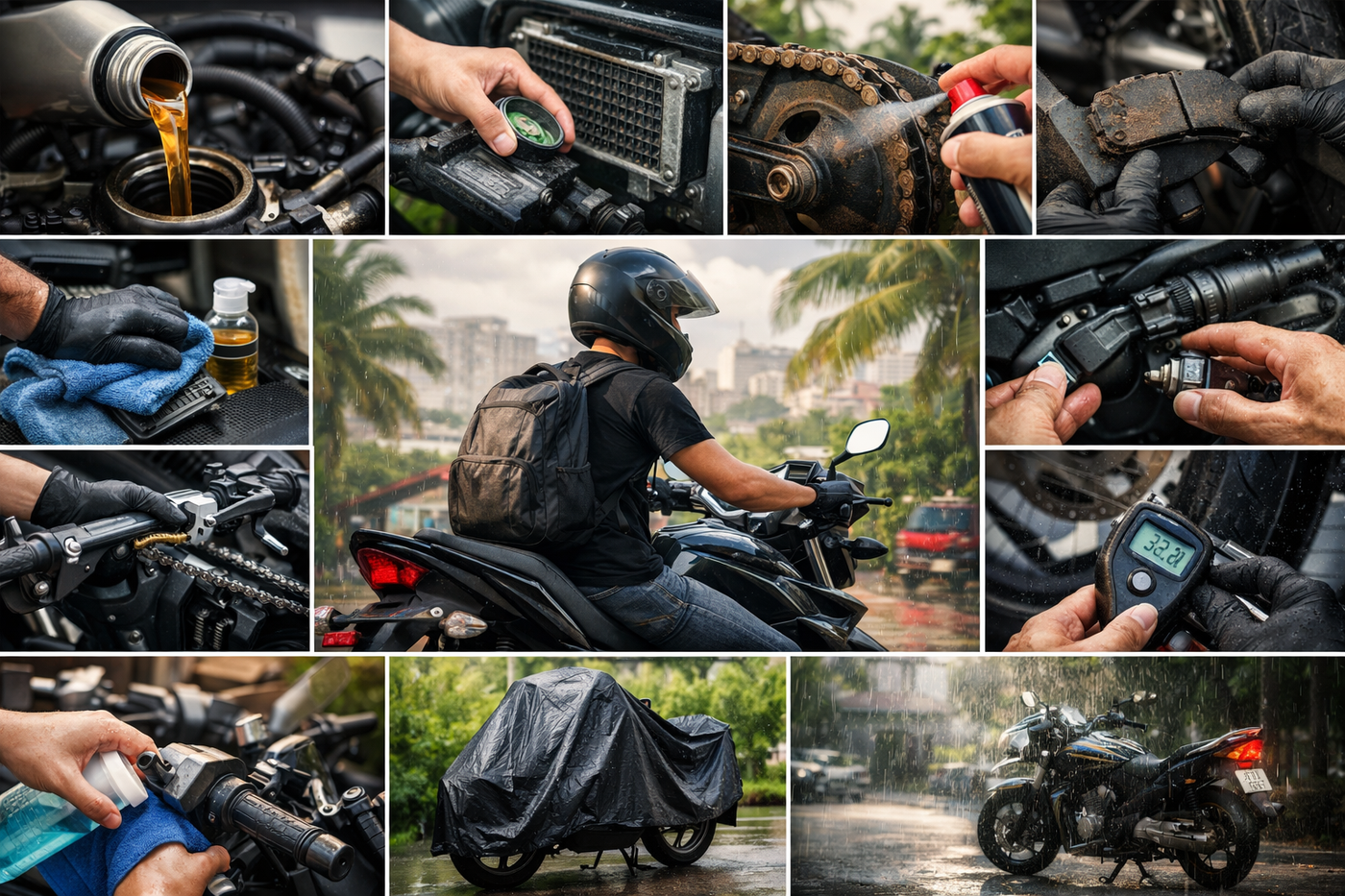 Motorcycle Care Tips for Hot and Humid Weather (Southeast Asia Edition)