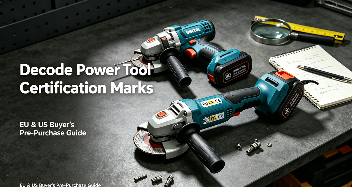 How to Read Power Tool Certification Marks | Pre-Purchase Guide for EU & US Buyers