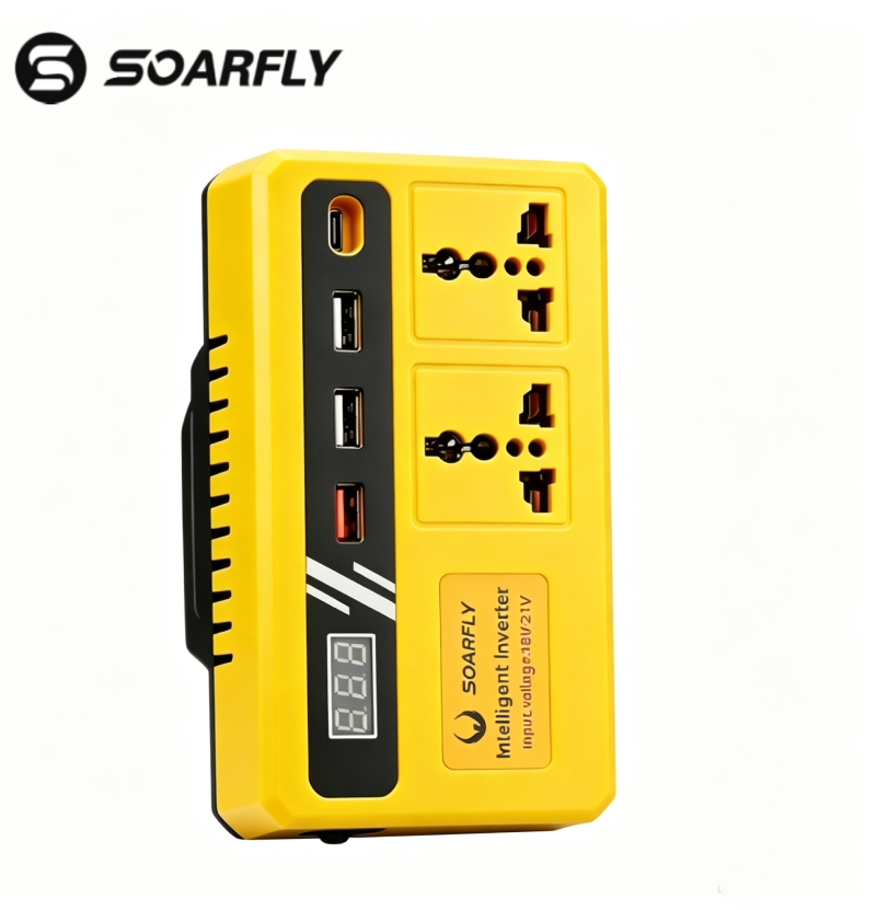 Adaptador de estação de energia portátil sem fio SOARFLY - Gerador inversor inteligente multifuncional de 21V