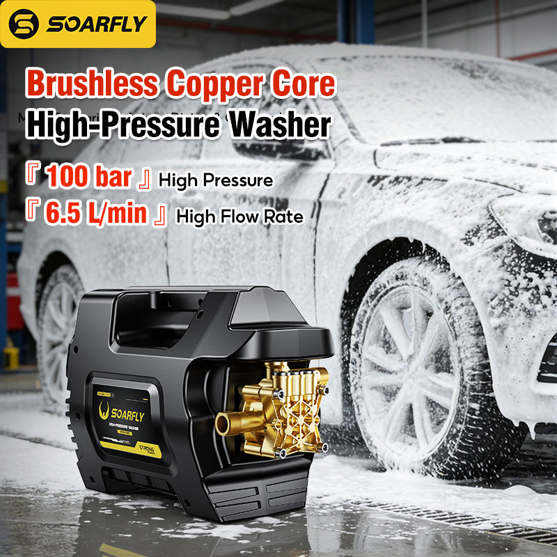 SOARFLY Pressure Washer Heavy Duty Portable High Power Sprayer 3800W Carwash Machine