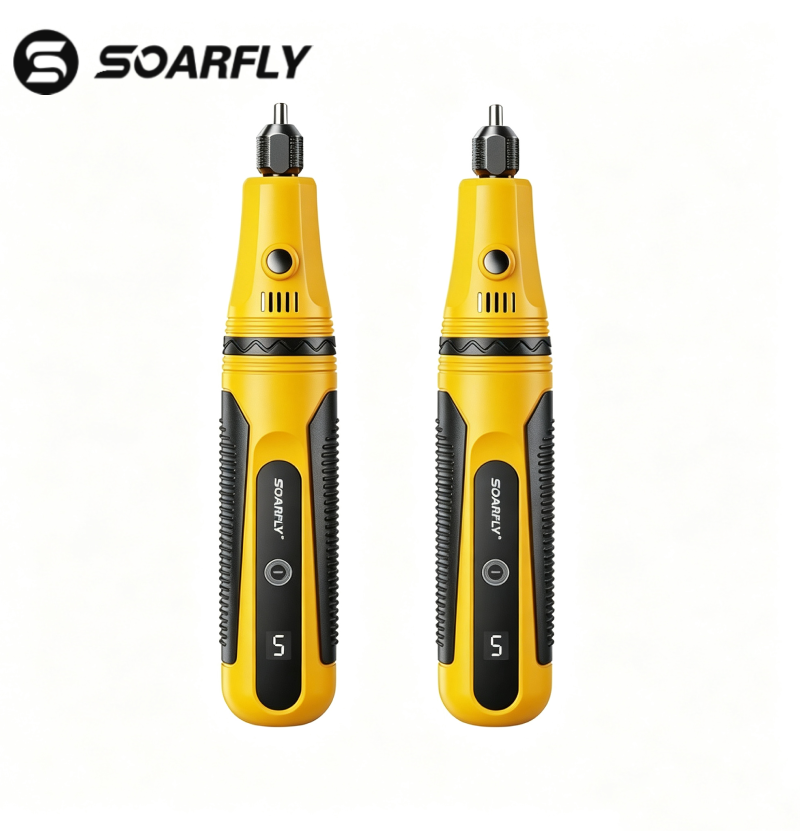 Kit mestre profissional de ferramentas rotativas sem fio com 237 peças - mini retífica elétrica de 5 velocidades para lixar, furar e polir (25,000 RPM)