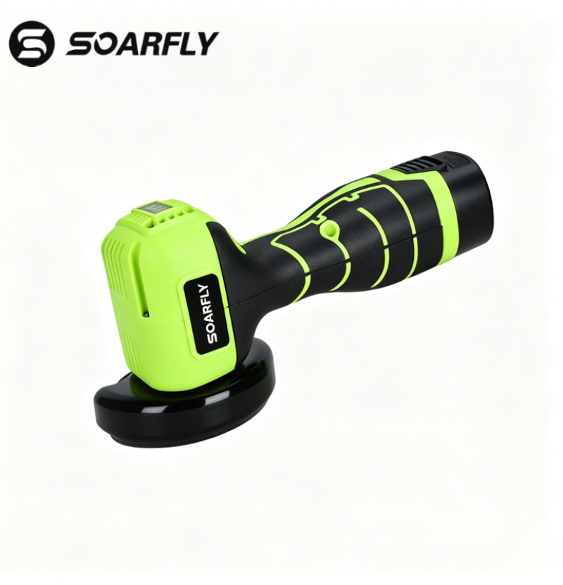 Esmerilhadeira angular sem fio SOARFLY de 3 polegadas, esmerilhadeira elétrica manual, politriz, máquina de corte, duas baterias