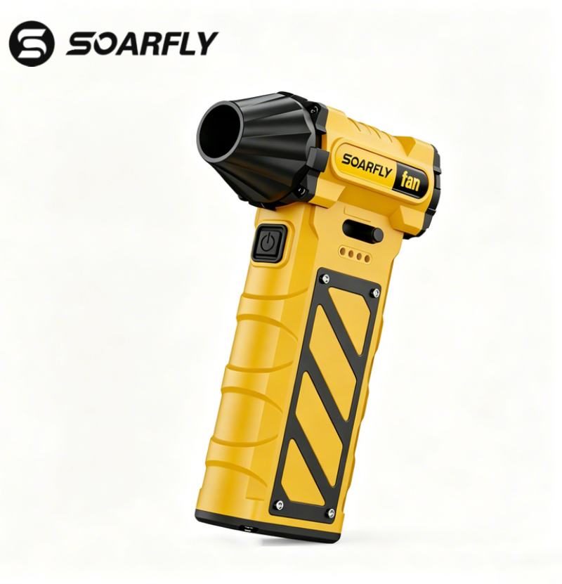 Soprador portátil SOARFLY Mini Turbo Jet sem fio - Soprador de ar brushless portátil de alta velocidade e coletor de poeira manual
