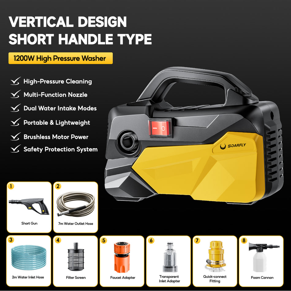 SOARFLY 70000PAR Pressure Washer Heavy Duty Portable Power Sprayer Pressure Washer